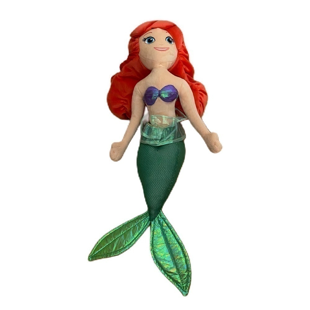 Disney Ariel Plush Doll Stuffed Animal Red Green Little Mermaid Girls